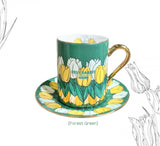 Rely Rabbit Lily Tulip Mug Cup Set