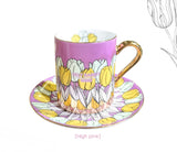 Rely Rabbit Lily Tulip Mug Cup Set