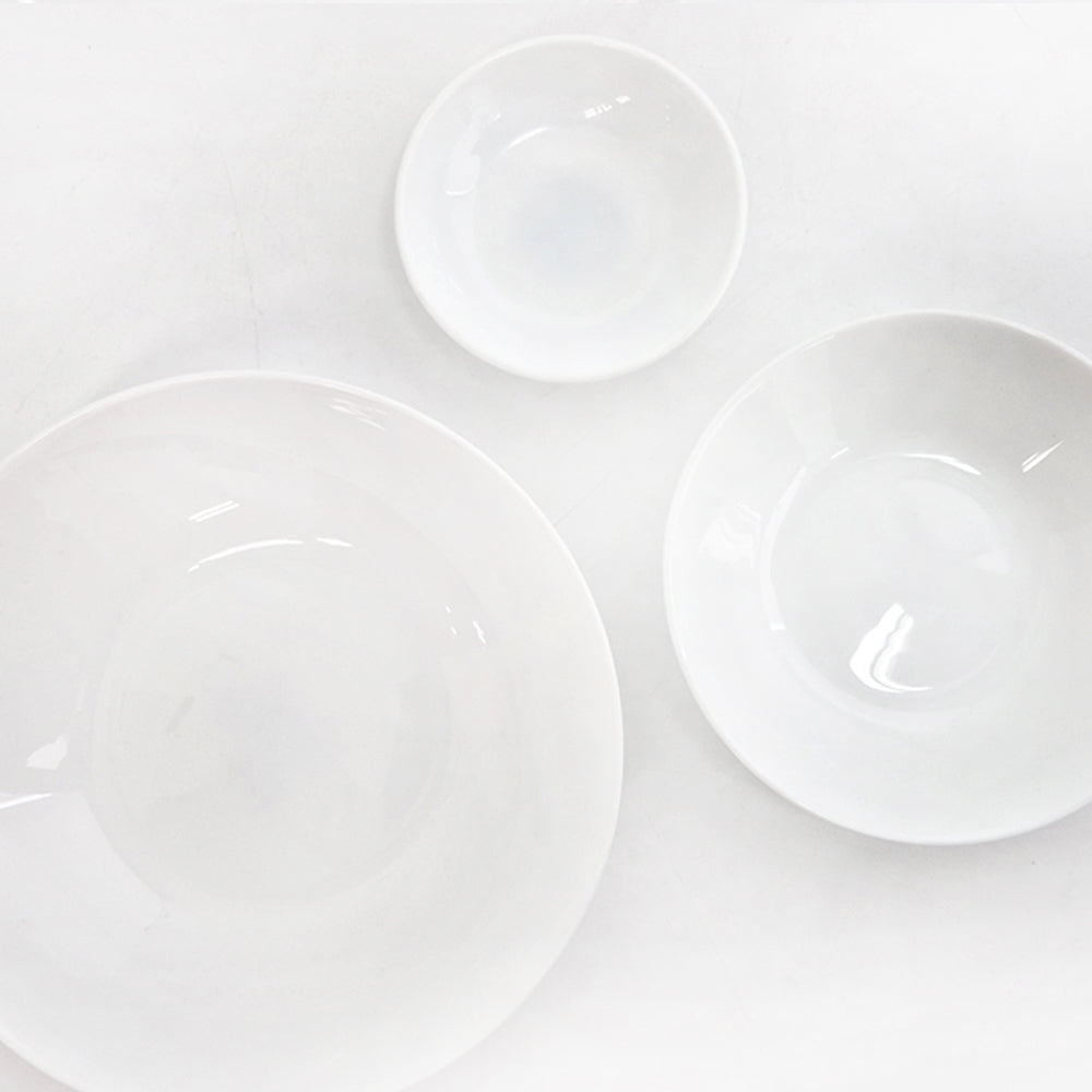 Ruwell Moon light opal glass tableware set