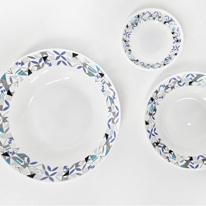 Ruwell refresh opal glass tableware set